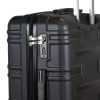 Benzi 5674 L fekete 4 kerekű nagy méretű bőrönd