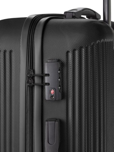 Travelite Bali L fekete nagy méretű bőrönd 