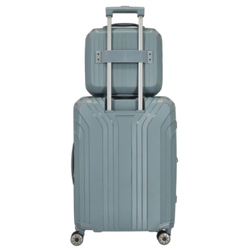 Travelite Elvaa blaugrau kézipoggyász méretű prémium kozmetikaitáska 