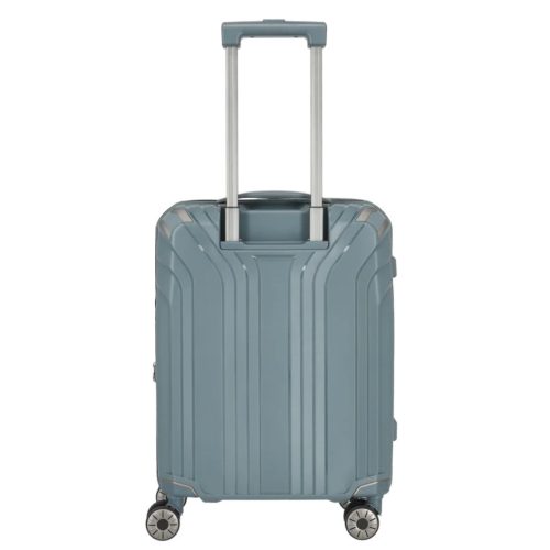 Travelite Elvaa S blaugrau kabin méretű prémium bőrönd