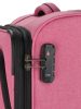 Travelite Adria M rosa bővíthető közepes méretű bőrönd