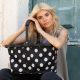 Reisenthel BK7072 Carrybag frame dots white női bevásárló kosár