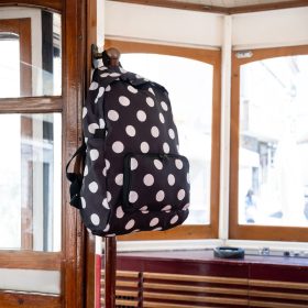   Reisenthel AP7073 Mini Maxi Rucksack dots white női hátizsák