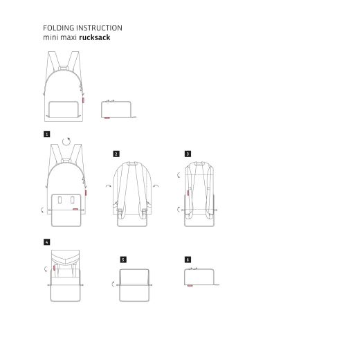 Reisenthel AP7073 Mini Maxi Rucksack dots white női hátizsák