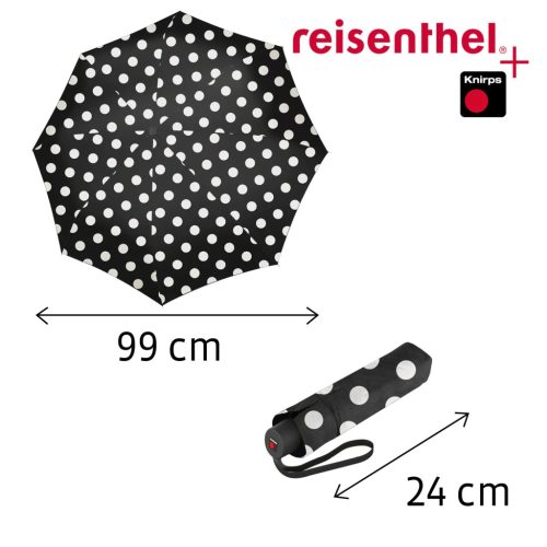 Reisenthel pocket classic Frame dots white esernyő RS7073