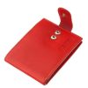 La Scala ADCR30809T piros bőr kártyatartó