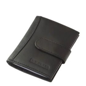 La Scala ADCR2038/T fekete bőr kártyatartó