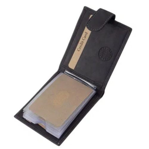 Green Deed SGH30809/T fekete bőr kártyatartó