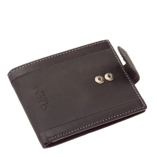 La Scala  SHL30809/T fekete bőr kártyatartó