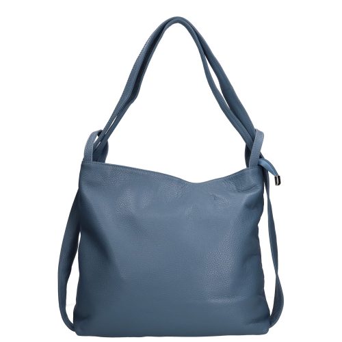 Olasz bőr 5555 világos kék táska