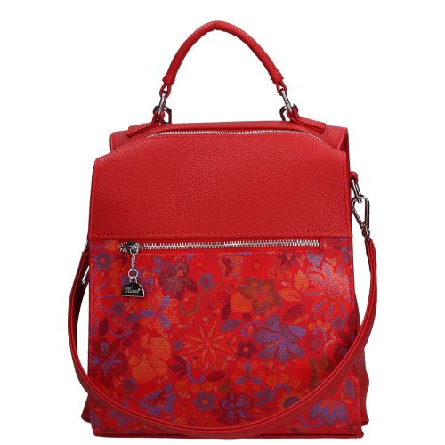 Karen D 609 piros virágos táska