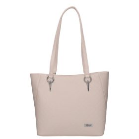 Karen 2418 bézs steppelt rostbőr női táska