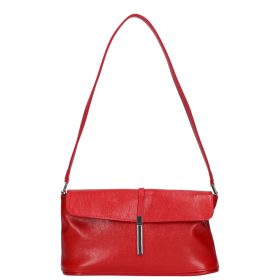 Karen 020 piros rostbőr női kicsi válltáska