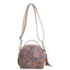 Chiara I 5012 bézs színes virágos táska