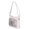 Karen 1653 fehér virágos táska