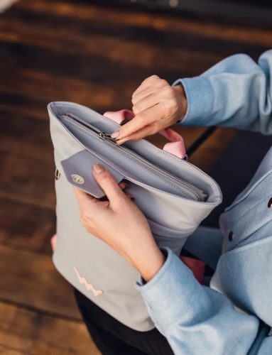 Glenn szürke tágas városi hátizsák