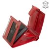 La Scala TGN08/T piros bőr pénztárca