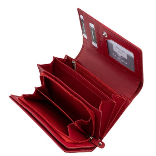 La Scala LDN57006 piros női pénztárca