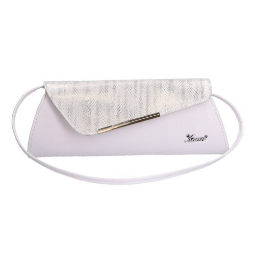 Karen D 455 fehér ezüst alkalmi táska