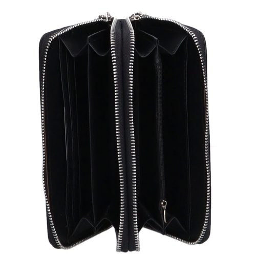 Divatos C-516 fekete női pénztárca