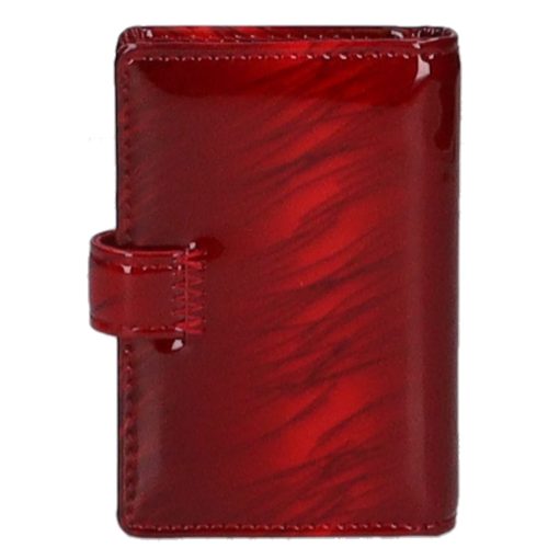 Jennifer Jones 5244-11 piros bőr női kártyatartó