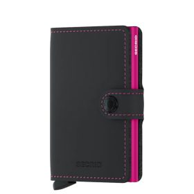 Secrid Miniwallet matte black fuchsia kártyatartó