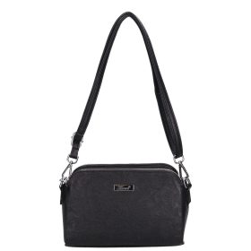 Karen D 620 fekete virág mintás táska