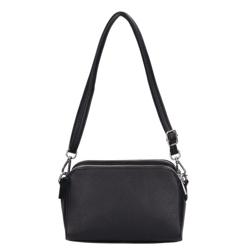 Karen D 620 fekete virág mintás táska