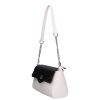 Chiara K 7018 fehér fekete pink táska