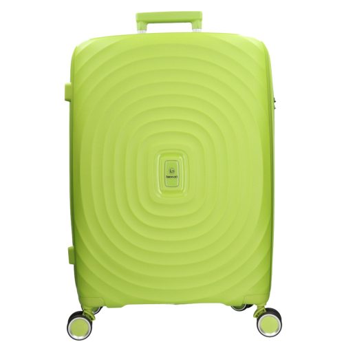 Benzi 5751 L zöld nagy méretű bőrönd 