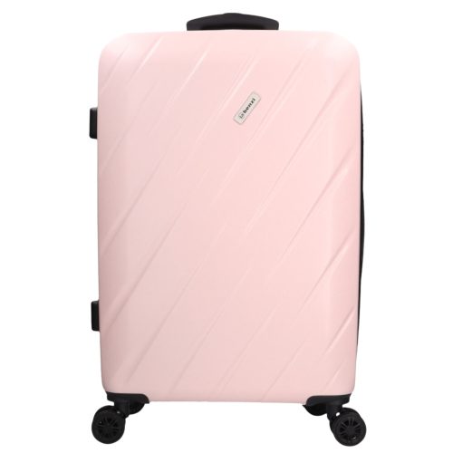 Benzi 5787 L rózsaszín nagy méretű bőrönd 