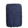 Benzi 5195 M kék bővíthető közepes méretű bőrönd