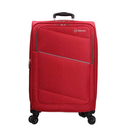 Benzi 5757 M piros bővíthető közepes méretű bőrönd