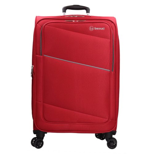 Benzi 5757 L piros nagy méretű bőrönd