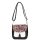 Chiara I 5021 fekete fehér pink táska