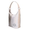 Chiara L 354 bis fehér bézs táska