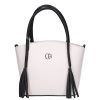 Chiara E 699 fehér fekete táska
