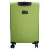 Benzi 5756 L zöld bővíthető nagy méretű bőrönd