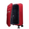 Benzi 5756 M piros bővíthető közepes méretű bőrönd