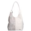 Karen 2458 fehér virágos táska