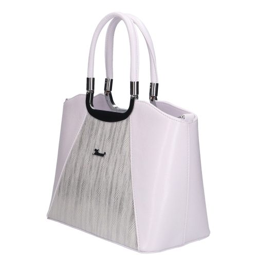 Karen rostbőr táska 9251 bis fehér ezüst