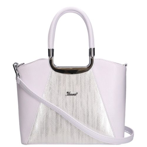 Karen rostbőr táska 9251 bis fehér ezüst