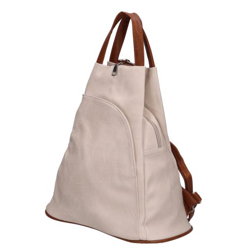Hernan Bag 0139 bézs barna hátizsák