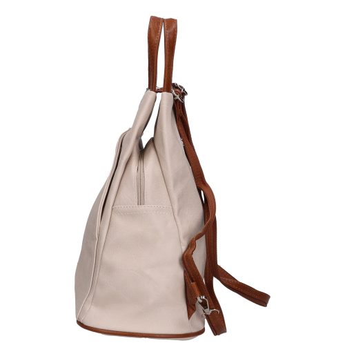 Hernan Bag 0139 bézs barna hátizsák