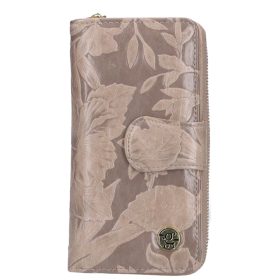 Gregorio HL116 bézs virágos női pénztárca