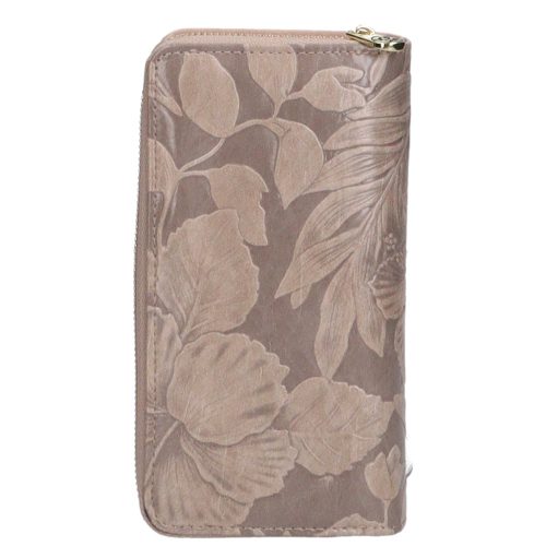 Gregorio HL116 bézs virágos női pénztárca
