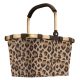 Reisenthel BK6047 Carrybag frame leo macchiato női bevásárló kosár
