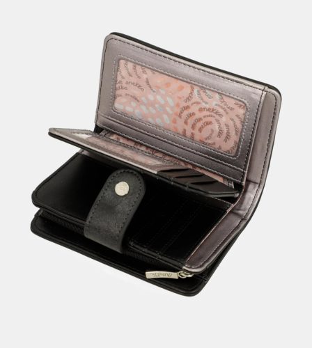 Anekke Peace & Love 38869-902 fekete fehér pénztárca