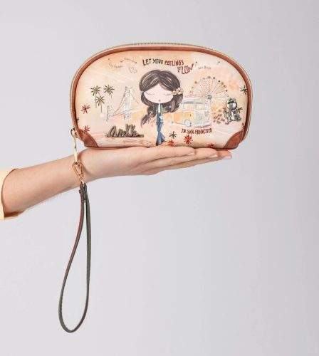 Anekke Peace & Love 38809-709 bézs pénztárca