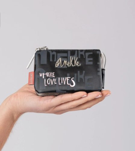 Anekke Peace & Love 38869-010 fekete pénztárca